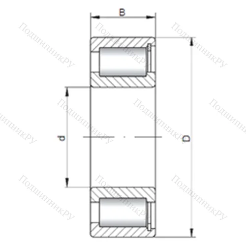 Подшипник роликовый радиальный NCF 2948 V от производителя  CX