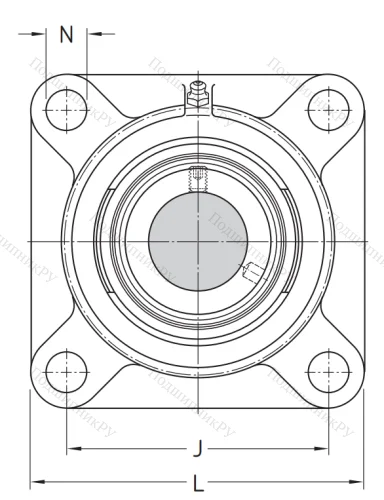 Подшипниковый корпус FY 506 M в Новосибирске