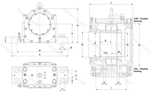 Подшипниковый корпус SNOE 224 CAL в Новосибирске