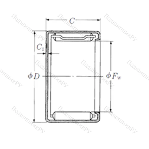 Подшипник игольчатый радиальный MFJ-3512 от производителя  NSK
