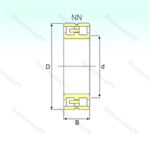Подшипник роликовый радиальный NN 3015 KTN/SP