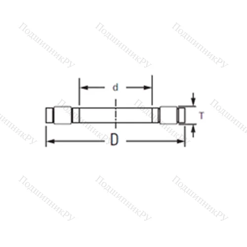 Подшипник роликовый упорный K,81109TVP от производителя  KOYO