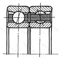 Подшипник  7211C/DB (236211) размер 55x100x42 от производителя  SKF
