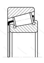 Модификация подшипника 7310К1 размер 50x110x29,25 ГПЗ-17