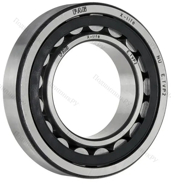 Роликовый цилиндрический подшипник NU 2207 E XL TVP 2