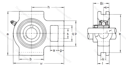 Подшипниковый узел UCT 209 в Новосибирске