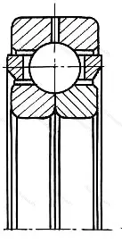 Модификация подшипника 6-126220Б2Т размер 100x180x34 от производителя  ГПЗ-3