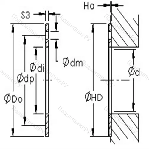 Втулка скольжения AST 40 WC 28 от производителя  AST Втулка скольжения AST 40 WC 28 от производителя  AST