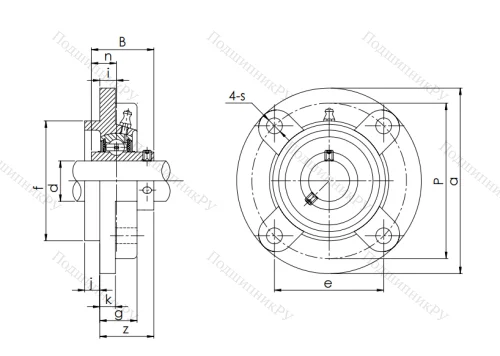 Подшипниковый узел UCFC 205 в Новосибирске