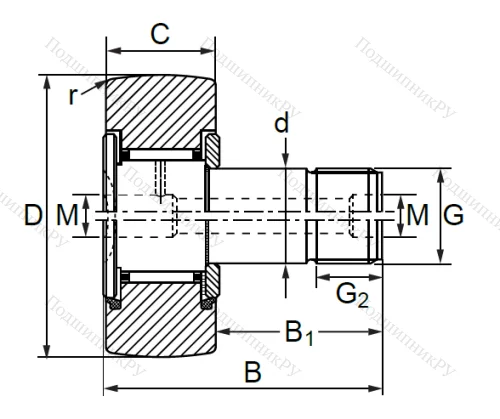 Опорный ролик  KR 22 PPSK в Новосибирске