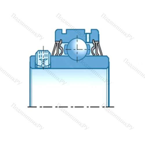 Подшипник шариковый радиальный UCS 311D 1