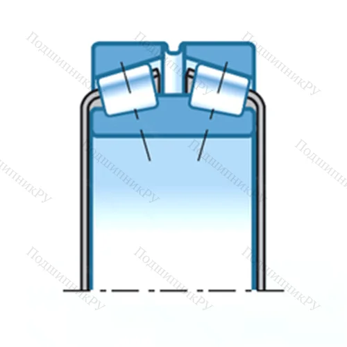 Подшипник роликовый радиально-упорный CRD-2410