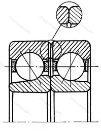 Подшипник  336216 размер 80x140x52 от производителя  ГПЗ-30
