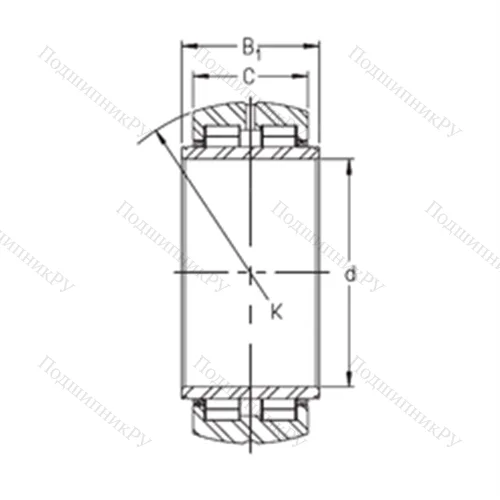 Подшипник роликовый радиальный SL 06 028 E