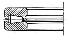 Модификация подшипника 6-19760ХУ размер 300x670x170 от производителя  ГПЗ-9