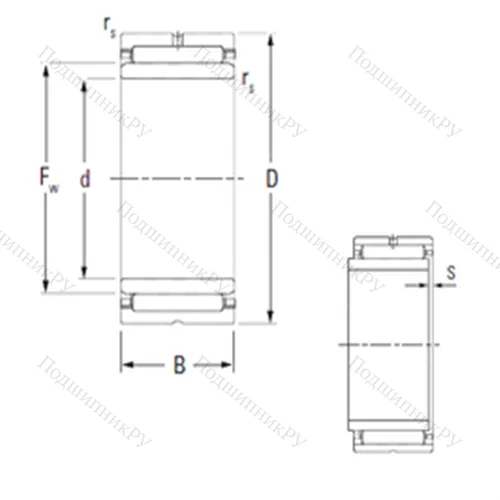 Подшипник игольчатый радиальный NA 5914 от производителя  KOYO Подшипник игольчатый радиальный NA 5914 от производителя  KOYO
