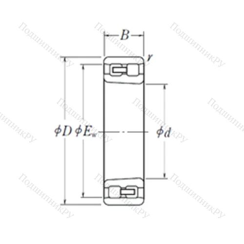 Подшипник роликовый радиальный NN 3015 K