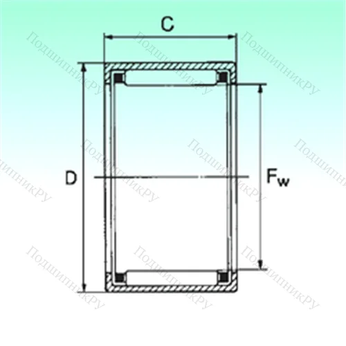 Подшипник игольчатый радиальный HK 2210 от производителя  NBS Подшипник игольчатый радиальный HK 2210 от производителя  NBS