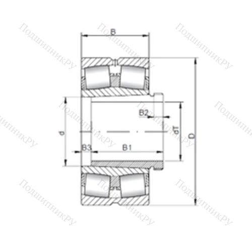 Подшипник роликовый радиальный самоцентрирующийся 241/630 K 30CW 33+AH 241/630 от производителя  CX