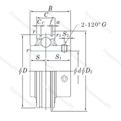 Подшипник шариковый радиальный ER 201