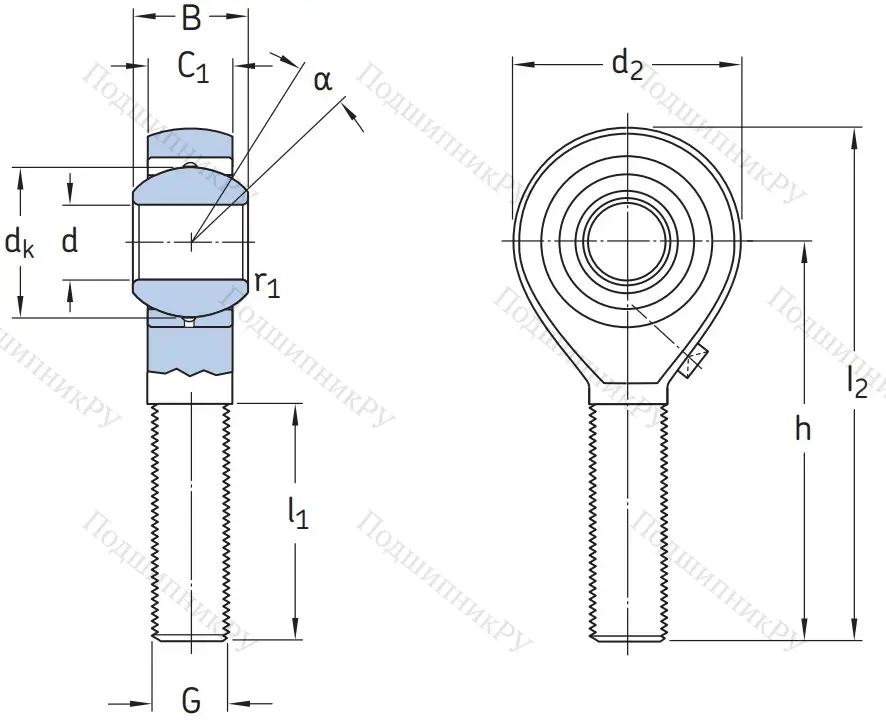 Шарнирная головка POS 8 L в Новосибирске