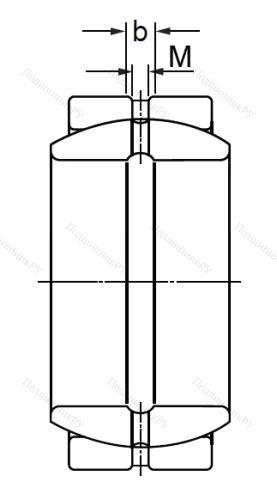 Шарнирный подшипник GE 35 ES в Новосибирске