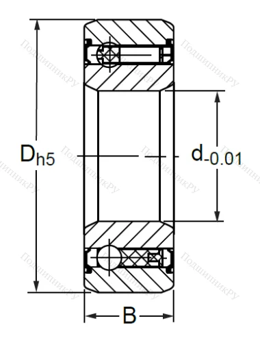 Подшипник обгонной муфты  CSK 30 2RS в Новосибирске