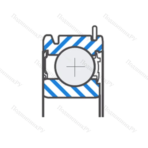 Подшипник шариковый радиальный AB 40087S 08