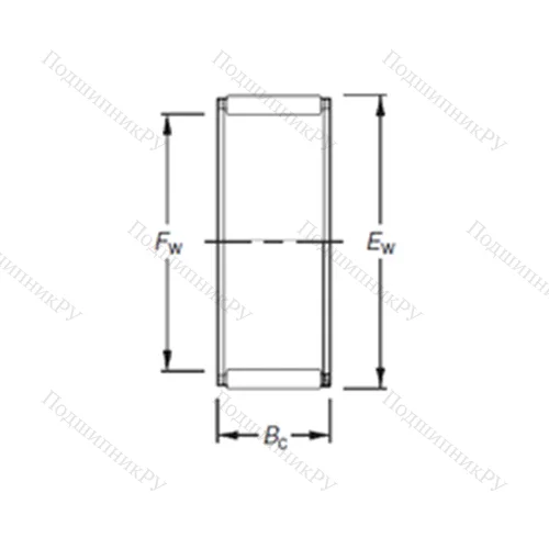 Подшипник игольчатый радиальный K 28X 41X 25H от производителя  TIMKEN