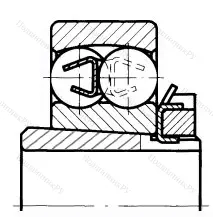 Подшипник  2220K+H 320 (11518) размер 90x180x46 от производителя  SKF