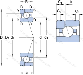 Подшипник 7016 CE/P 4AL 1