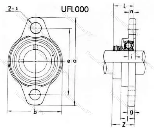 Подшипниковый узел UFL 006 (ASAHI) в Новосибирске