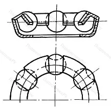 Модификация подшипника 876704 размер 14,9x26,9x7,15 ГПЗ-17 от производителя  ГПЗ-17