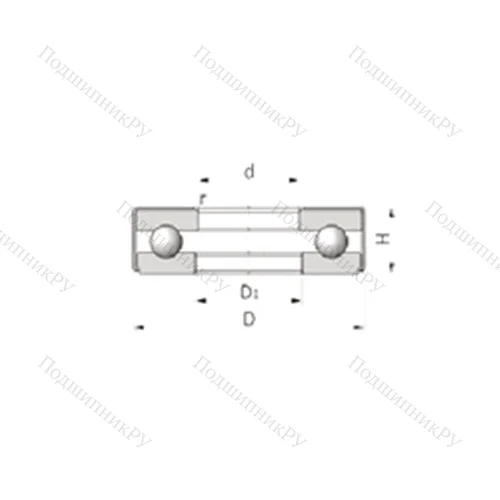 Подшипник шариковый упорный 30TAG 002 от производителя  NSK