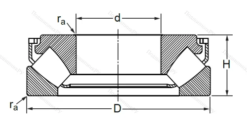 Упорный роликовый подшипник 9039415 Л (29415 М) в Новосибирске