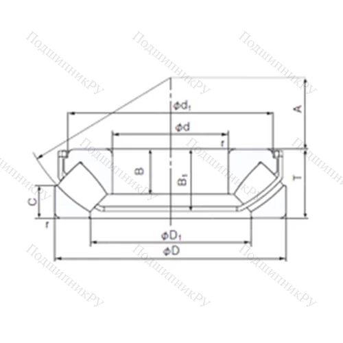 Подшипник роликовый упорно-радиальный 29328EX от производителя  NACHI