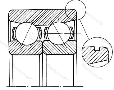 Модификация подшипника 6-156704Е1 размер 20x50x20,6 от производителя  ГПЗ-23