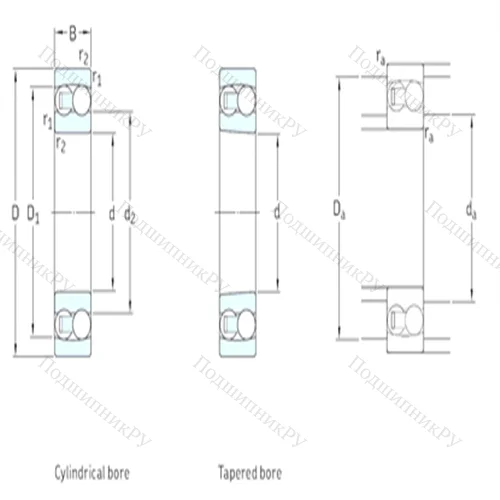 Подшипник шариковый радиальный самоцентрирующийся 2310K