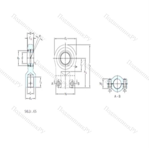 Подшипник скольжения сферический SILJ 20ES