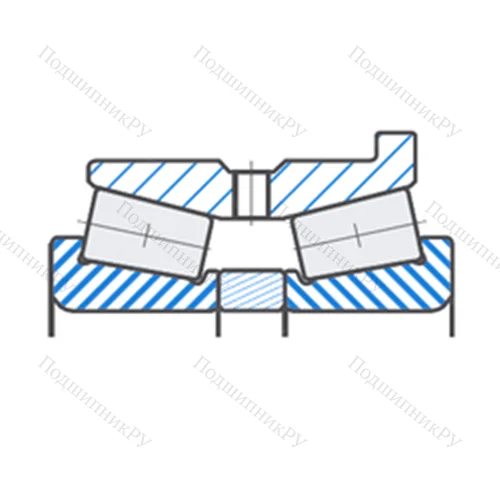 Подшипник роликовый радиально-упорный 201037 от производителя  FAG