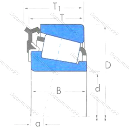 Подшипник роликовый радиально-упорный U 399A/U 360L от производителя  TIMKEN