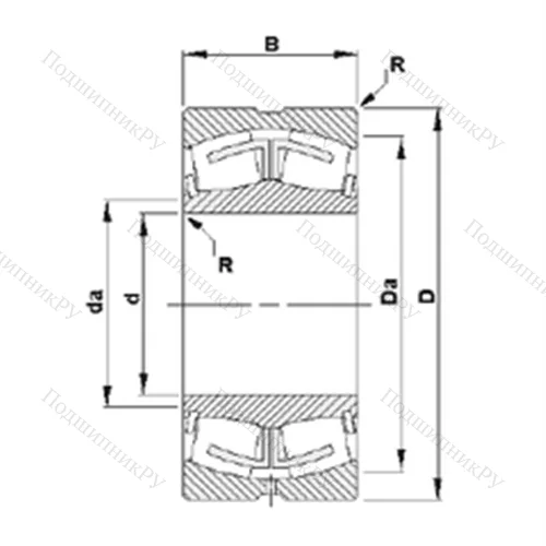 Подшипник роликовый радиальный самоцентрирующийся 21308VCSJ