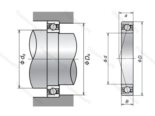 Сверхточный подшипник 70BNR 10XTYNSUELP 4Y от производителя  NSK