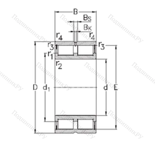 Подшипник роликовый радиальный NNCL 4922-V