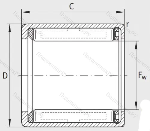 Подшипник обгонной муфты обгонная муфта HF 2520 L 564 в Новосибирске