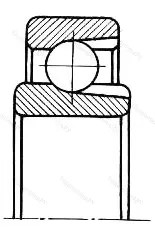 Подшипник  900810 размер 50x65x6 от производителя  ГПЗ-2