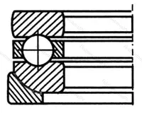 Подшипник  18317 (53317+U 317) размер 85x150x58 от производителя  BBC