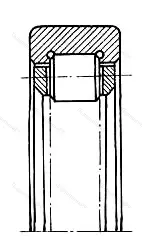 Подшипник RNU 216MA размер 95,3x140x26
