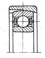 Модификация подшипника 7660817 размер 85x110x9 от производителя  ГПЗ-2