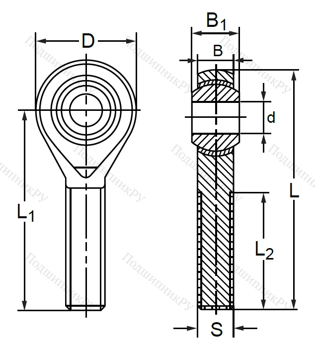 Шарнирная головка POS 5 L в Новосибирске